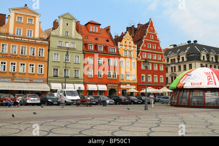 Wroclaw Solny Square Basse Silésie Pologne Banque D'Images