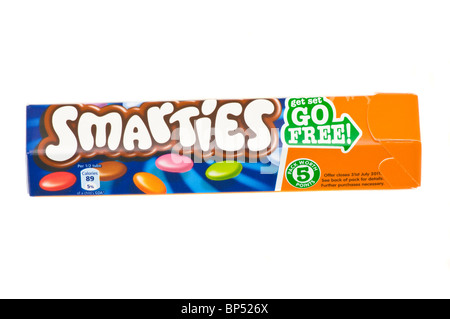 Tube de Smarties Nestlé Banque D'Images