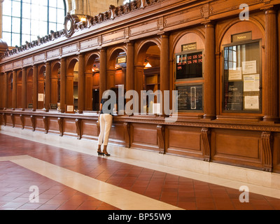 Bibliothèque de la ville de New York de l'intérieur, la 5ème Avenue, NYC Banque D'Images