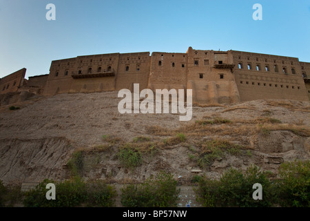 La Citadelle d'Erbil, Irak, Kurdistan Banque D'Images