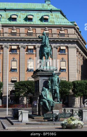 La Suède, Stockholm, Gustav Adolfs Square, Banque D'Images