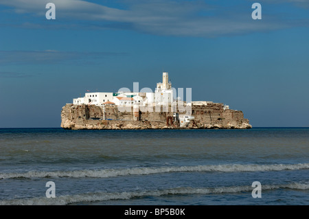 Penon de Alhucemas Island Fortress, Alhucemas Islands, Espagne enclave espagnole au large de la côte marocaine à Al Hoceima Maroc Banque D'Images