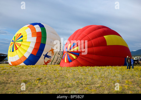Ballons à air chaud à l'assemblée annuelle du Festival, Balloona Vista Buena Vista, Colorado, USA Banque D'Images