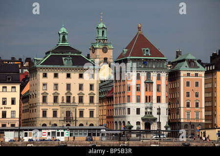 La Suède, Stockholm, Gamla Stan, la vieille ville, Banque D'Images