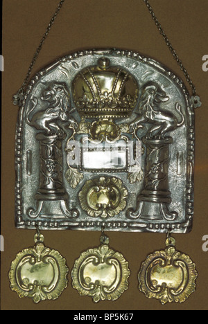 4652. Bouclier de la Torah, EN EUROPE CENTRALE, C.18- 19e. C Banque D'Images