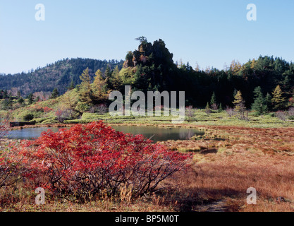 Mont Shirane, Kusatsu, Agatsuma, Gunma, Japon Banque D'Images