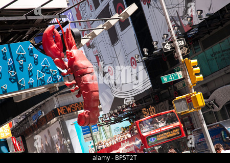 Restaurant Red Lobster, quartier de Times Square, New York Banque D'Images