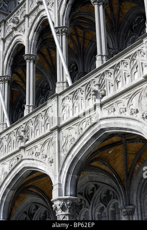 Façade du Palais Provincial House, Place du marché, Bruges, Belgique Banque D'Images