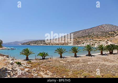 Panormos Bay, île de Naxos, Cyclades, Mer Égée, Grèce Banque D'Images