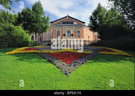 Festival de Bayreuth Richard Wagner Opera House - Bayreuth Festspielhaus, Bayreuth, en Bavière, Allemagne Banque D'Images