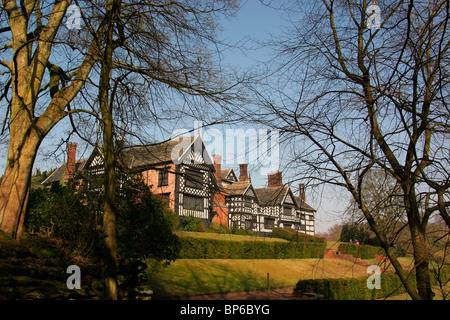 L'Angleterre, Cheshire, Stockport, Bramhall, Bramall Hall et Bramhall Park Banque D'Images