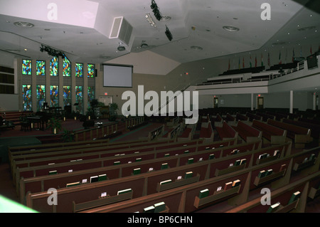 Refuge de l'église de l'Assemblée de Dieu Trinité dans Lahnam, Md Banque D'Images