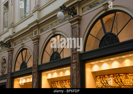 Des galeries royales Saint Hubert, Bruxelles, Brabant flamand, Belgique Banque D'Images