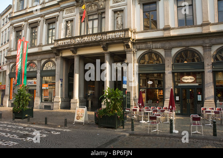 Des galeries royales Saint Hubert, Bruxelles, Brabant flamand, Belgique Banque D'Images