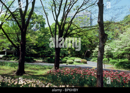 Parc Hibiya, Chiyoda, Tokyo, Japon Banque D'Images