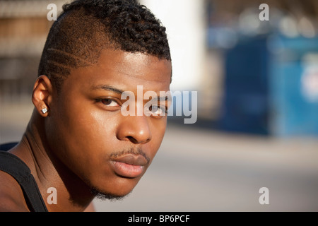 Portrait d'un jeune homme Banque D'Images