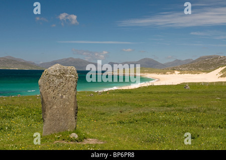 Clach Steineagaidh Scarasta à Pierre, Borve. Côte ouest de Harris, Hébrides extérieures, en Écosse. 6327 SCO Banque D'Images