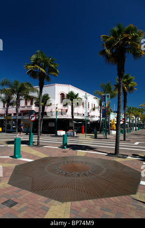 Napier High Street. Nouvelle Zélande Banque D'Images