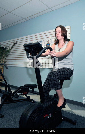 Assez patient en chiropratique active medical office, Philadelphia, PA, USA Banque D'Images