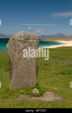 Clach Steineagaidh Scarasta à Pierre, Borve. Côte ouest de Harris, Hébrides extérieures, en Écosse. 6328 SCO Banque D'Images