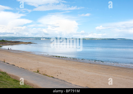 La plage de Belfast, comté de Down, Irlande du Nord. Banque D'Images