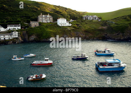 Doc Martens cottage, port Isaac, Cornouailles du Nord Banque D'Images