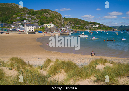 Barmouth, port, bateaux, festival d'été, au nord du Pays de Galles, Royaume-Uni Banque D'Images