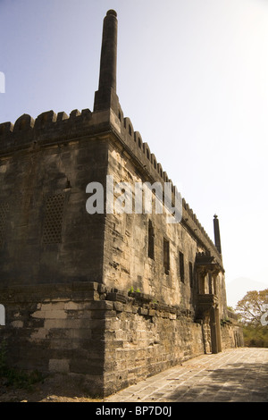 La Jama Masjid (mosquée du vendredi) dans la région de Fort Uparkot Junagadh, Gujarat, Inde. Banque D'Images
