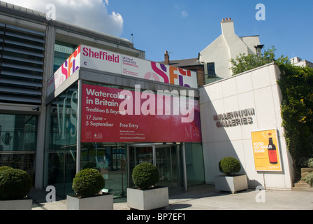 Les objectifs du Millénaire pour galeries, Sheffield, South Yorkshire, Angleterre. Banque D'Images