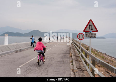 Tai Mei Tuk est un lieu proche de la réservoir de Plover Cove dans la région de Tai Po District, de nouveaux territoires, à Hong Kong. Banque D'Images