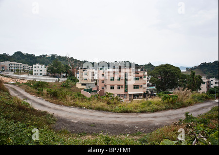 Tai Mei Tuk est un lieu proche de la réservoir de Plover Cove dans la région de Tai Po District, de nouveaux territoires, à Hong Kong. Banque D'Images