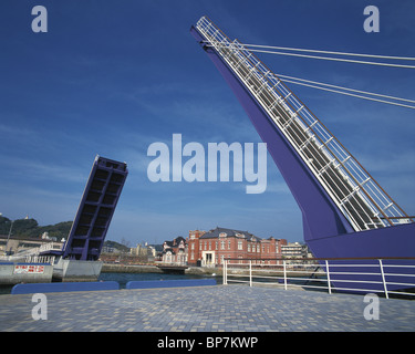 Pont Mojikou Kitakyushu, Fukuoka Prefecture, Japon, Banque D'Images