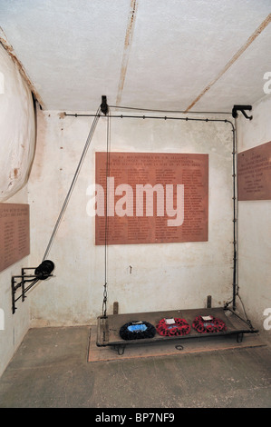 Crématorium à Natzweiler-Struthof, le seul WW2 camp de concentration établi par les Nazis sur le territoire français, Alsace, France Banque D'Images