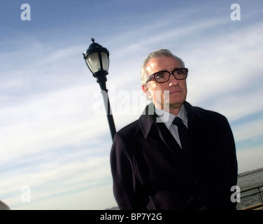 Réalisateur célèbre Martin Scorsese attend pour intervenir lors d'une conférence de presse Banque D'Images