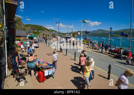 Barmouth, port, bateaux, festival d'été, au nord du Pays de Galles, Royaume-Uni Banque D'Images