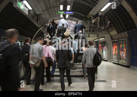 La station de métro London Bridge - Jubilee Line Banque D'Images