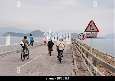 Tai Mei Tuk est un lieu proche de la réservoir de Plover Cove dans la région de Tai Po District, de nouveaux territoires, à Hong Kong. Banque D'Images