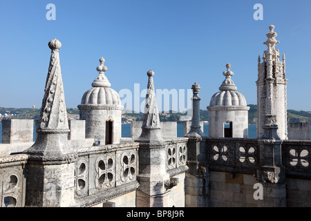 La tour de Belém à Lisbonne, Portugal Banque D'Images