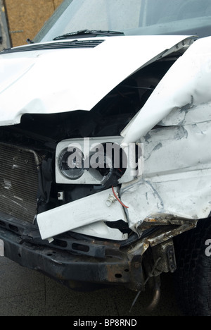 Accident de voiture détail Banque D'Images