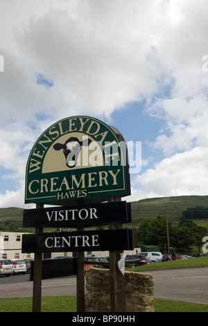 Le Wensleydale Creamery, Hawes, North Yorkshire, Angleterre. Banque D'Images