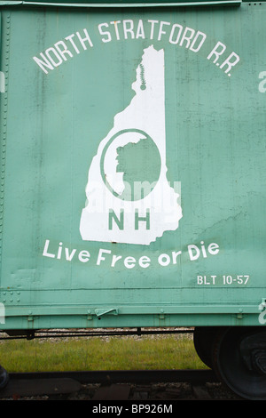 Musée du chemin de fer du Grand Tronc à Gorham, New Hampshire, USA Banque D'Images