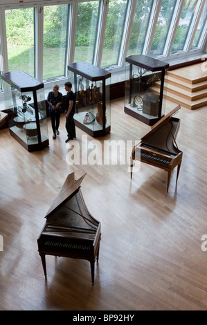 Intérieur de Hard Musée ou Musée des Instruments de musique à Mitte Berlin Allemagne Banque D'Images