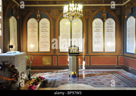 La chapelle de St.Catherine le Martyr, La Cathédrale de St-Pierre et Paul, l'île de Zayachy, Saint Petersburg, Russie Banque D'Images