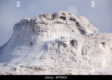 USA, Wyoming. Le Parc National de Yellowstone, Upper Geyser Basin, Old Faithful trail. Fonction thermique, geyser. Banque D'Images