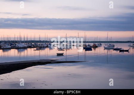 Scène marina à Malahide County dublin ireland Banque D'Images