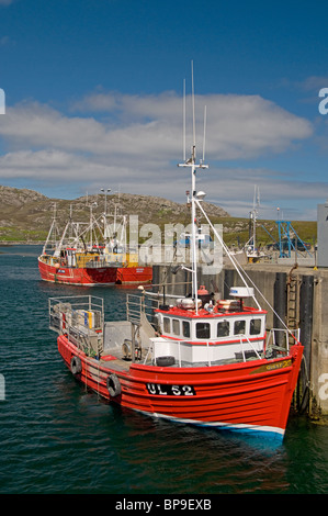 Kallin port Mollusques Grimsay North Uist Hébrides extérieures. 6369 SCO Banque D'Images