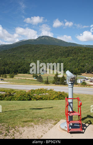 La vallée du mont Washington - Le Mont Washington de Pinkham Notch dans Green's Grant, New Hampshire, USA. Banque D'Images