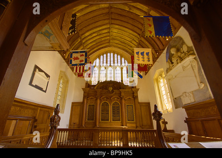 Chapelle de Rycote Thame Oxfordshire église médiévale Banque D'Images