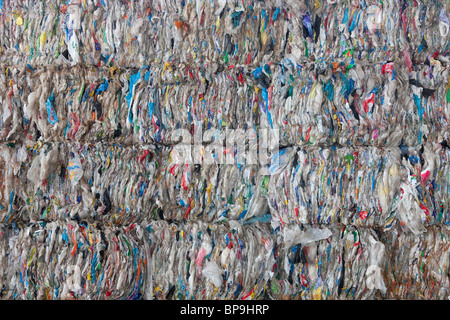 Pour plastique recyle Banque D'Images