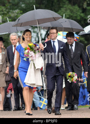 Le célèbre famille royale à Örebro que leur ancêtre Jean Baptiste Bernadotte a été élu Prince héritier et futur roi Banque D'Images